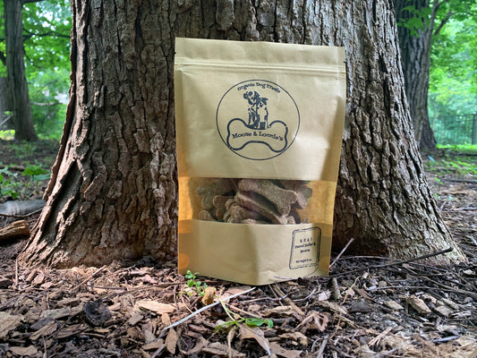 Moose & Lonnie's Organic Peanut Butter & Banana Dog Treats 6 OZ Bag